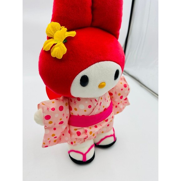 RARE My Melody Bunny Vintage Plushie kimono summer Dress Sanrio Japan Kawaii - Picture 1 of 6